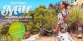 Leidy De Leon Is A Hot German Milf That Loves To Fuck And Suck With Strangers In The Woods